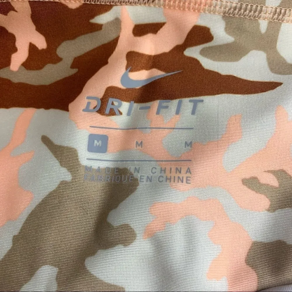 Women's Nike Camo Speed Tights Phantom Desert Medium leggings D1